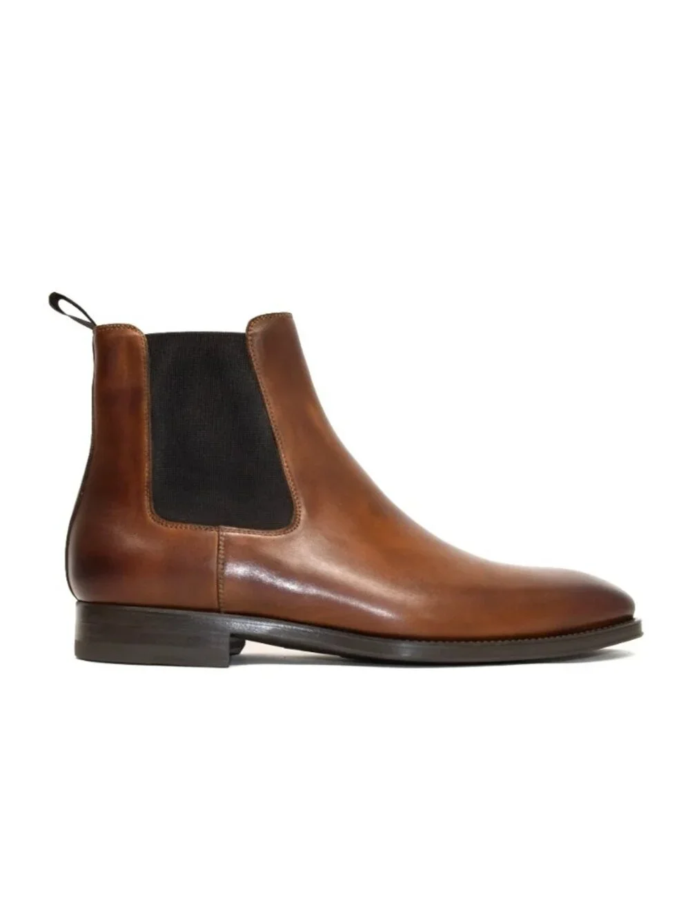 New! Magnanni Burlo Chelsea Boots 24199 Cognac 9.5 US M DD466A